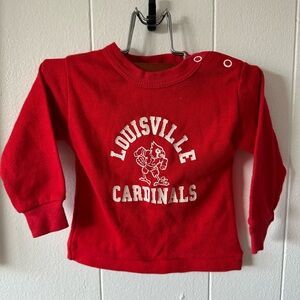 Red Louisville Cardinals Kids Sweatshirt